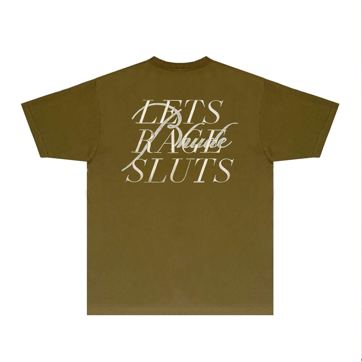 Rhude T-shirts Printed Trendy Pure Cotton