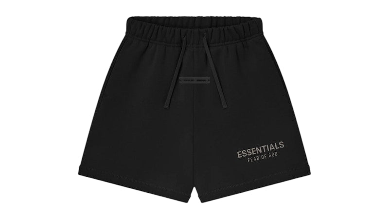 Fear of God Essentials Kids Classic Fleece Sweatshort Jet Black