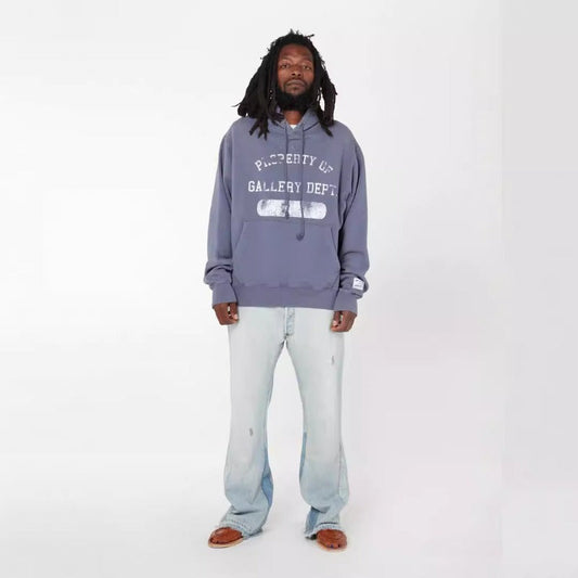 Gallery Dept Hoodie Letter Print Hoodie Sweater