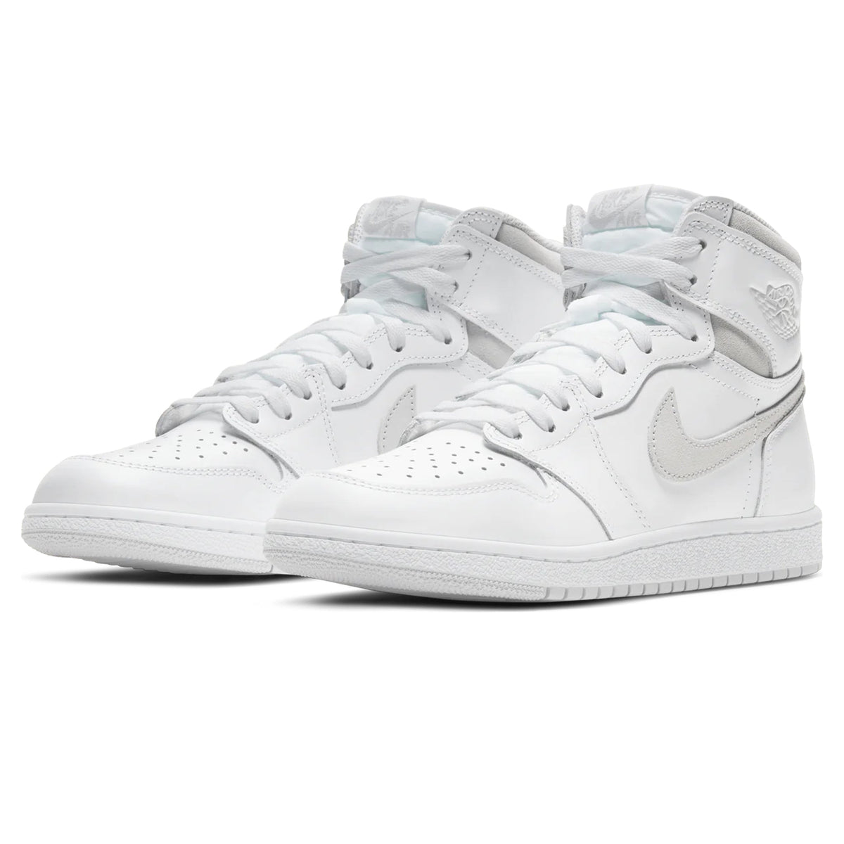 Air Jordan 1 Retro High 85 Neutral Grey Sneakers - White