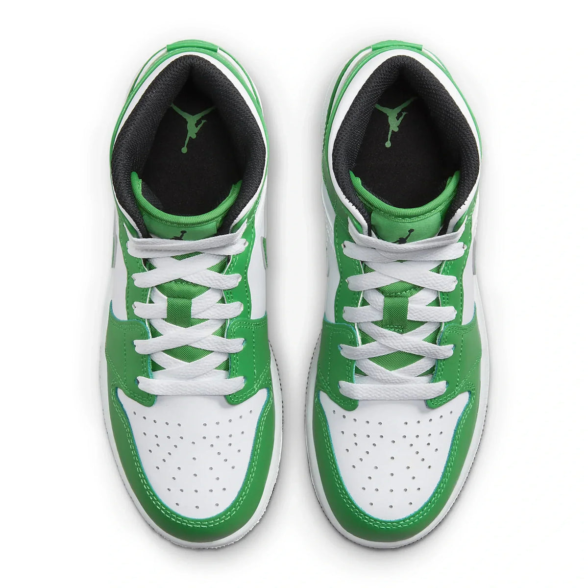 Air Jordan 1 Mid Lucky Green (GS) Sneakers