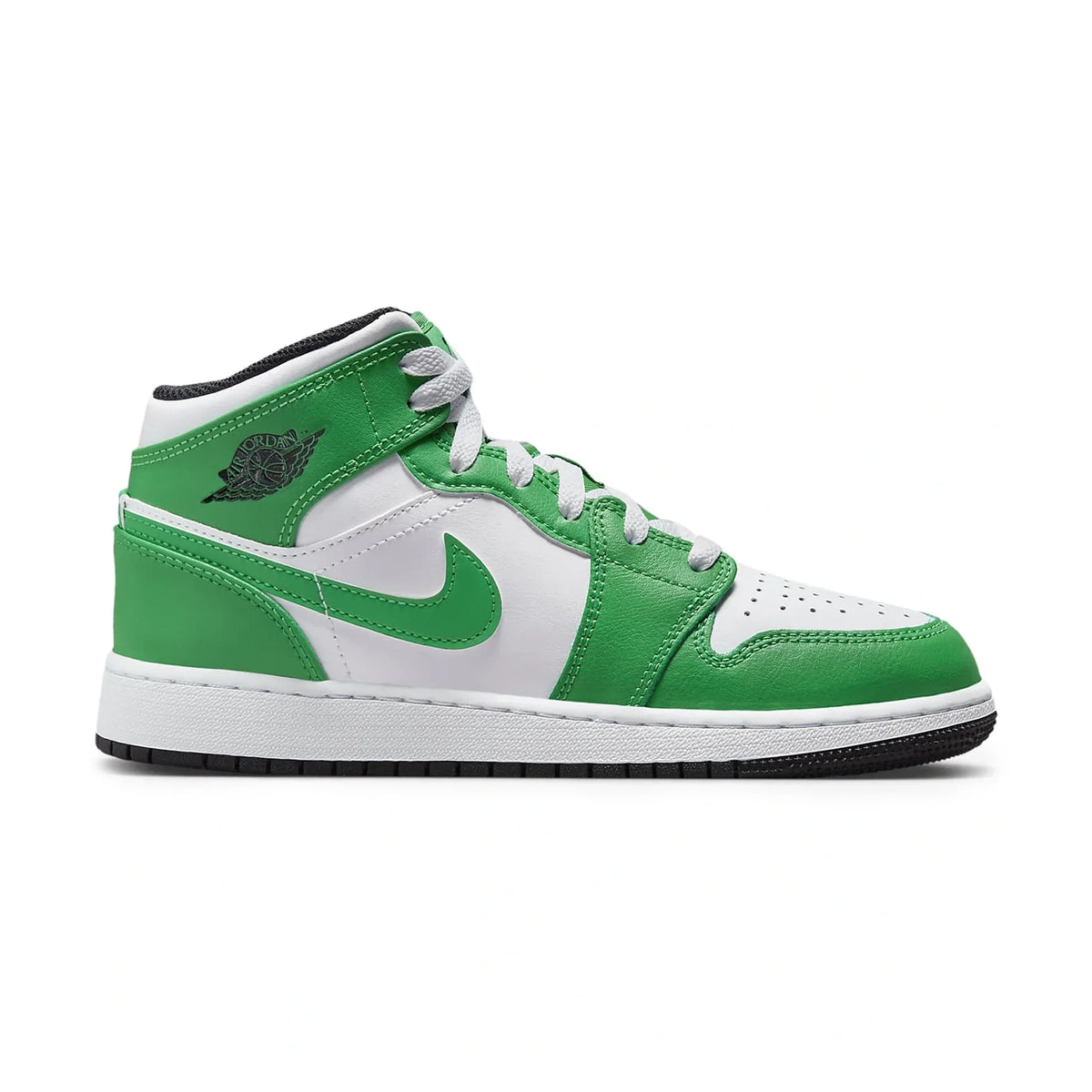 Air Jordan 1 Mid Lucky Green (GS) Sneakers