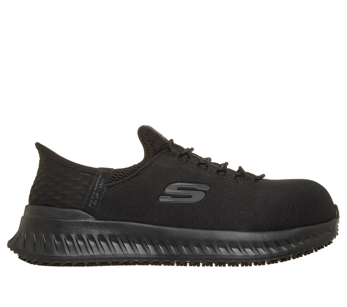 Skechers Slip-ins Work: Tilido - Ombray, BLACK
