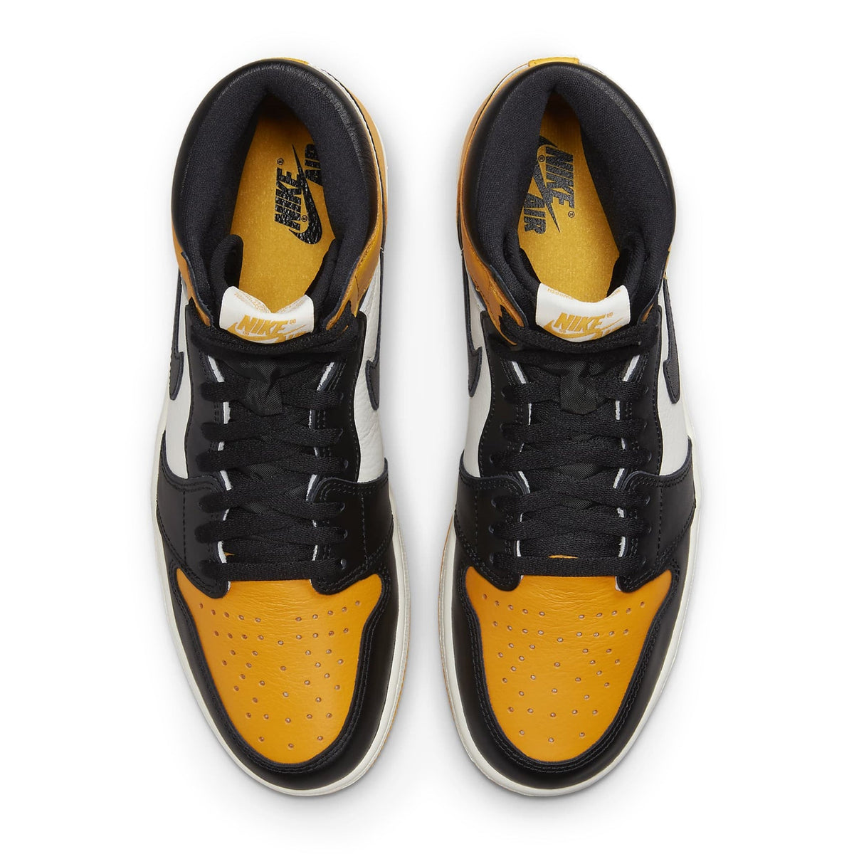 Air Jordan 1 Retro High OG Yellow Toe Taxi Sneakers