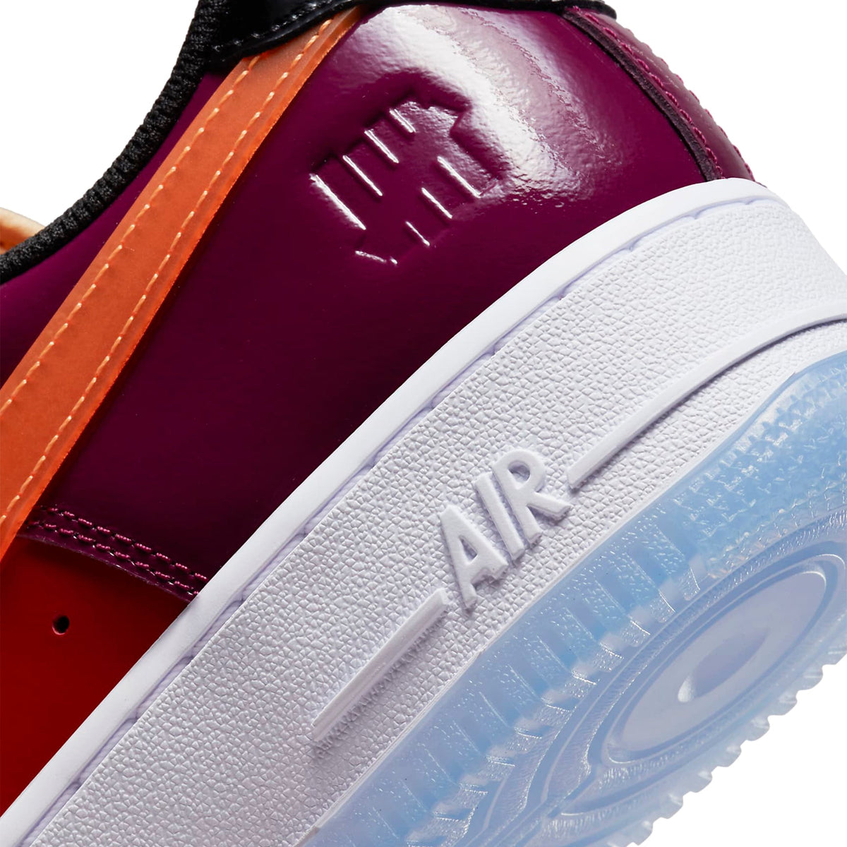 Undefeated x Nike Air Force 1 Low Multi-Patent Sneakers