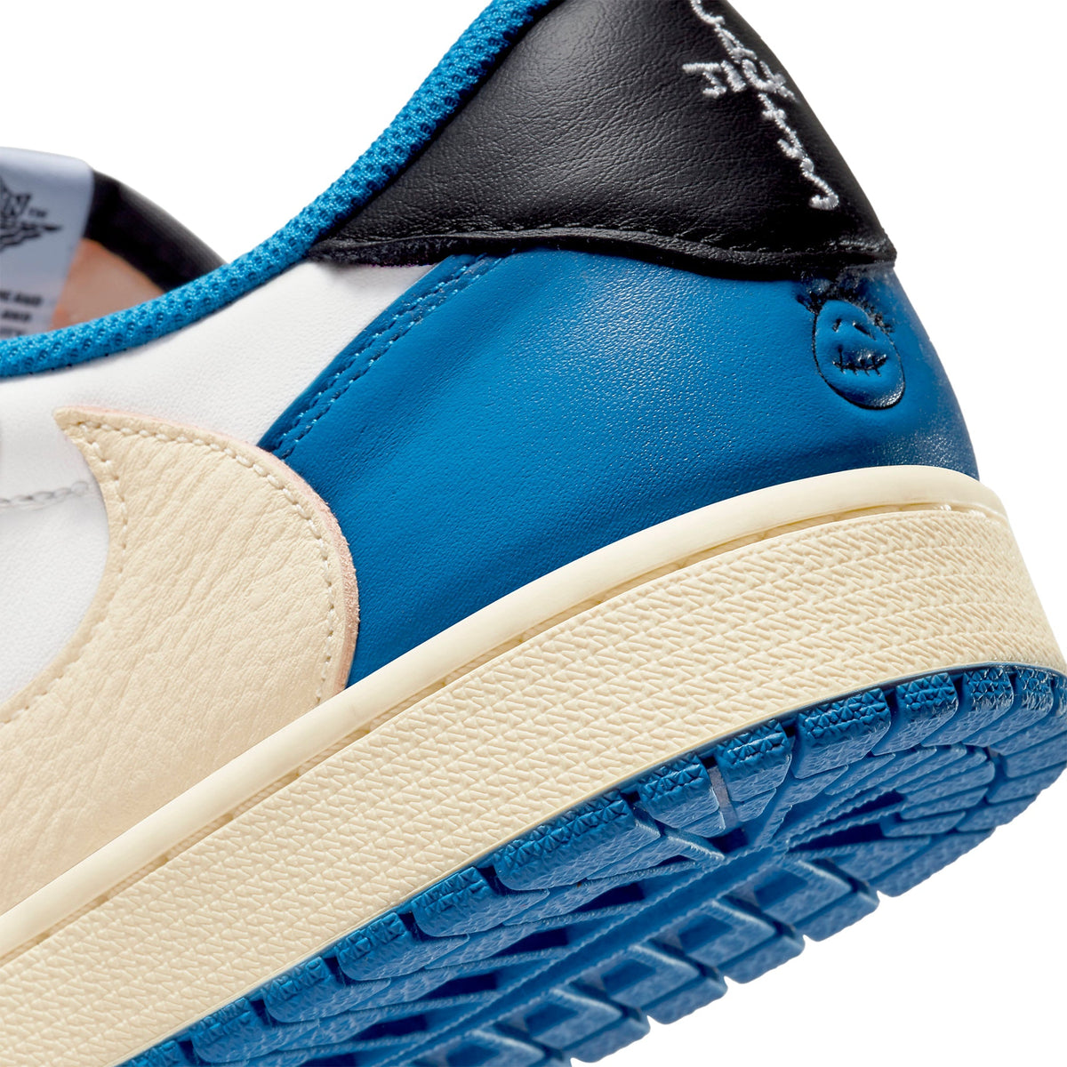 Travis Scott x Air Jordan 1 Low OG SP Fragment Design Sneakers - Blue