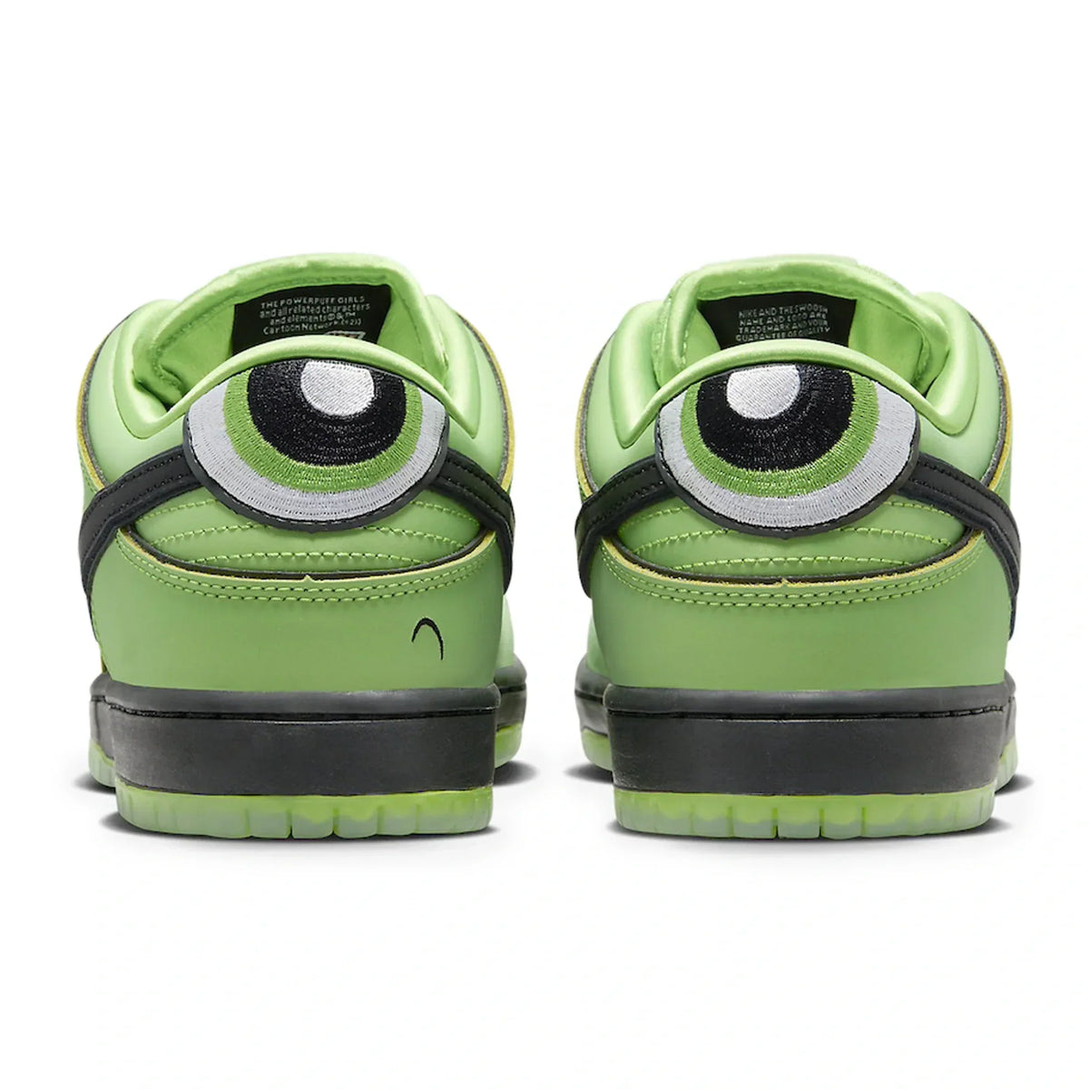 The Powerpuff Girls x Nike SB Dunk Low Buttercup Sneakers - Green