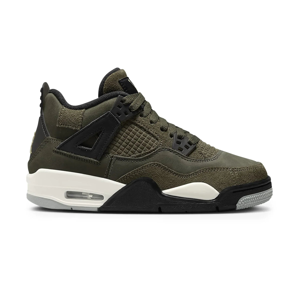 Air Jordan 4 Retro SE Craft Olive (GS) Sneakers - Green