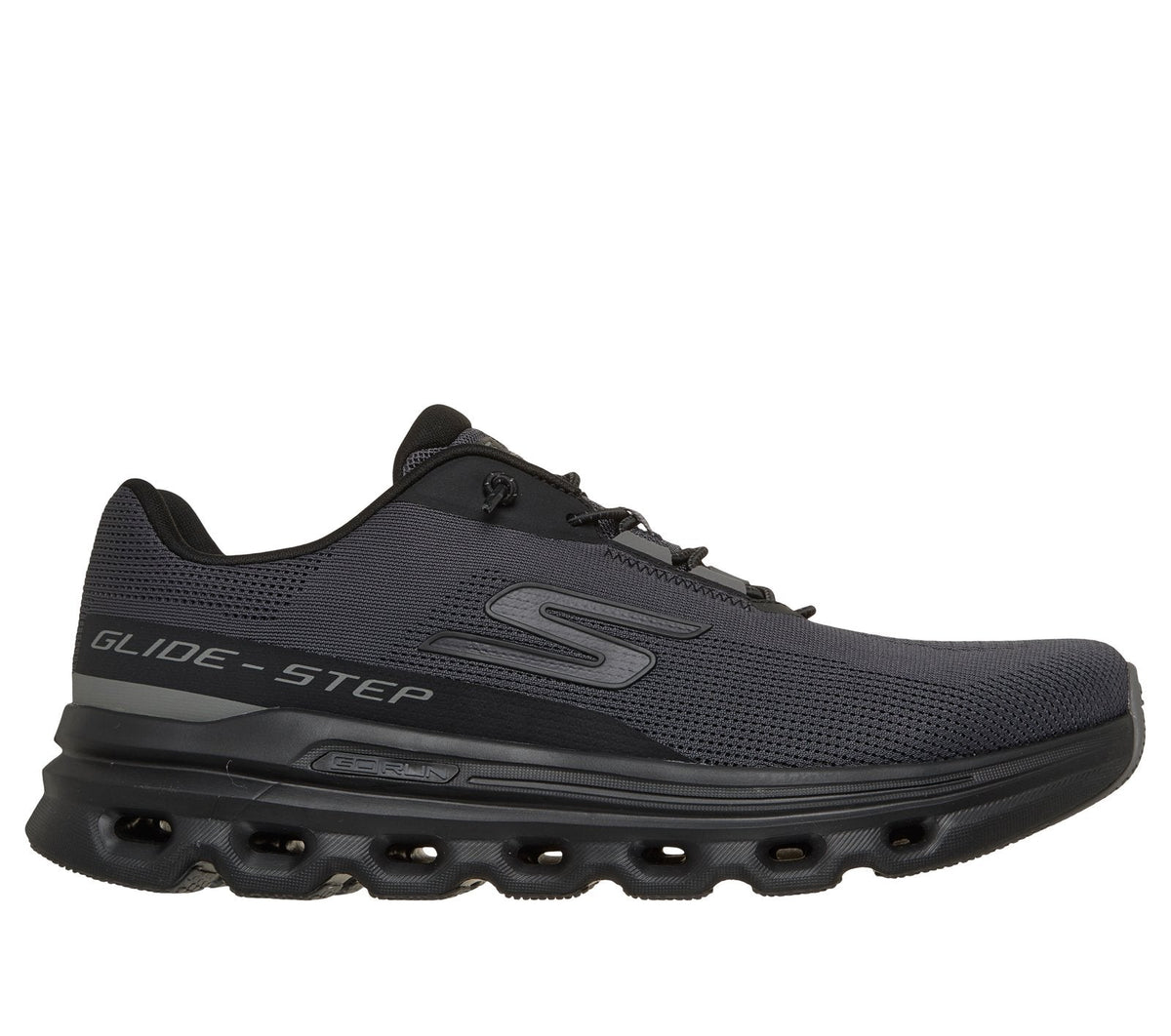 GO RUN Glide-Step Arch Fit - Casion, BLACK / CHARCOAL