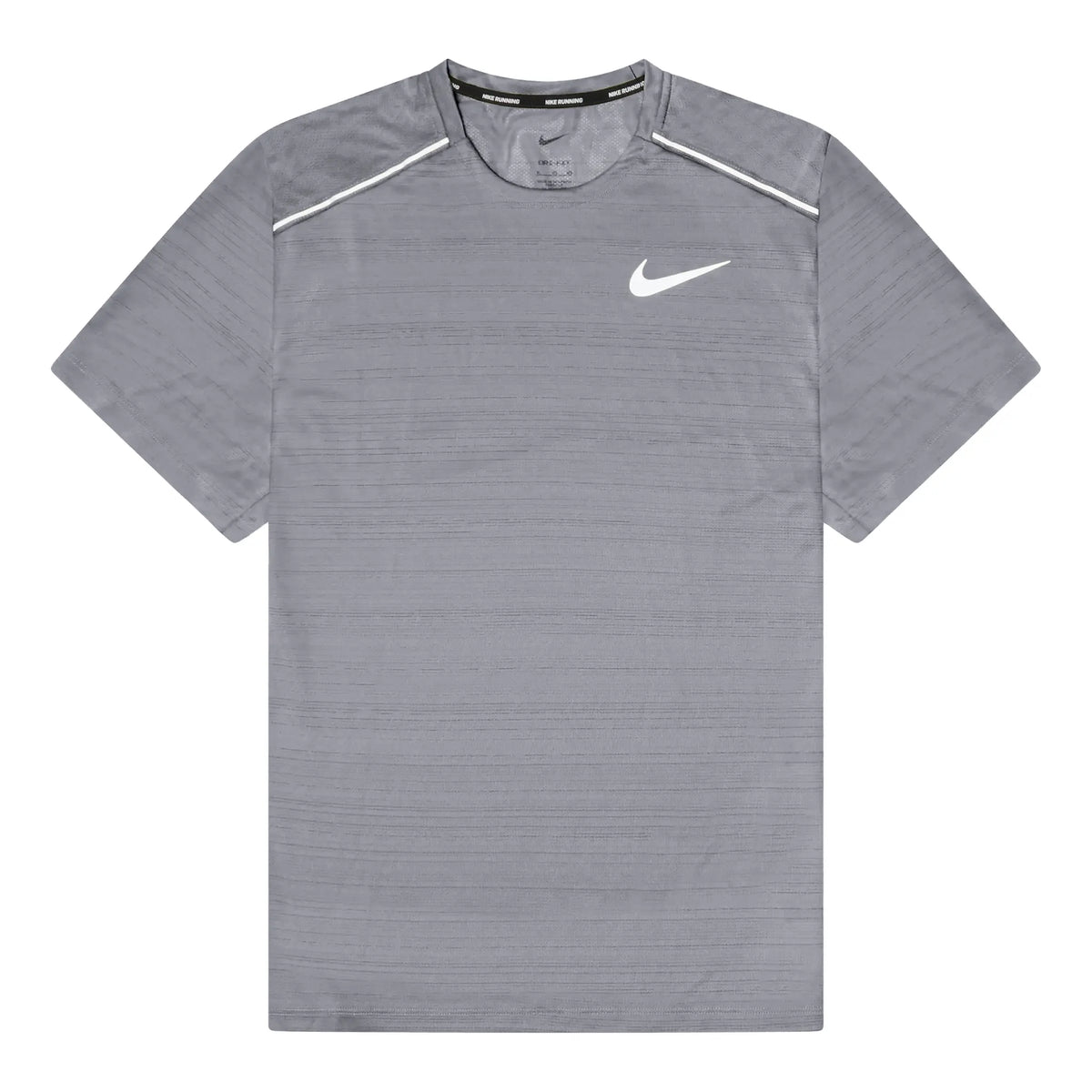 Nike Dri-FIT 1.0 Grey Miler Running T-Shirt