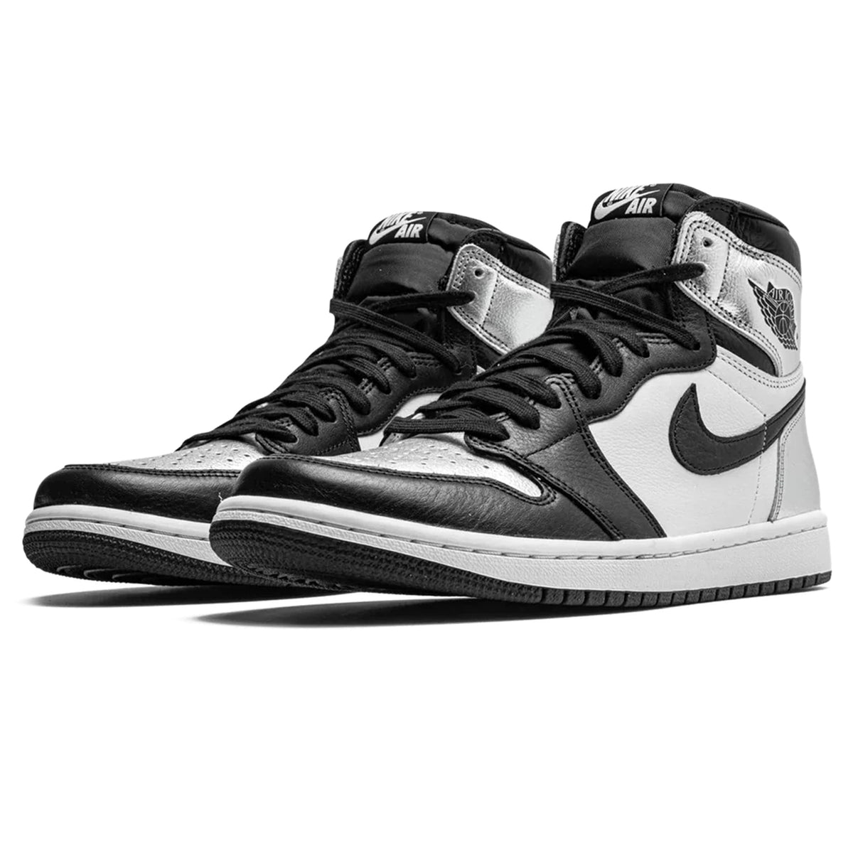 Air Jordan 1 Retro High Silver Toe - Women's Sneakers - Grey