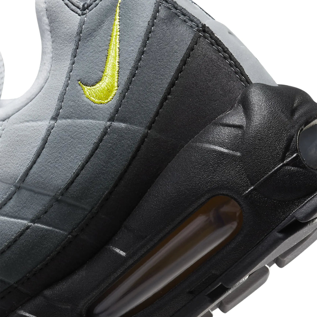 Nike Air Max 95 Icons Yellow Strike Sneakers - Grey
