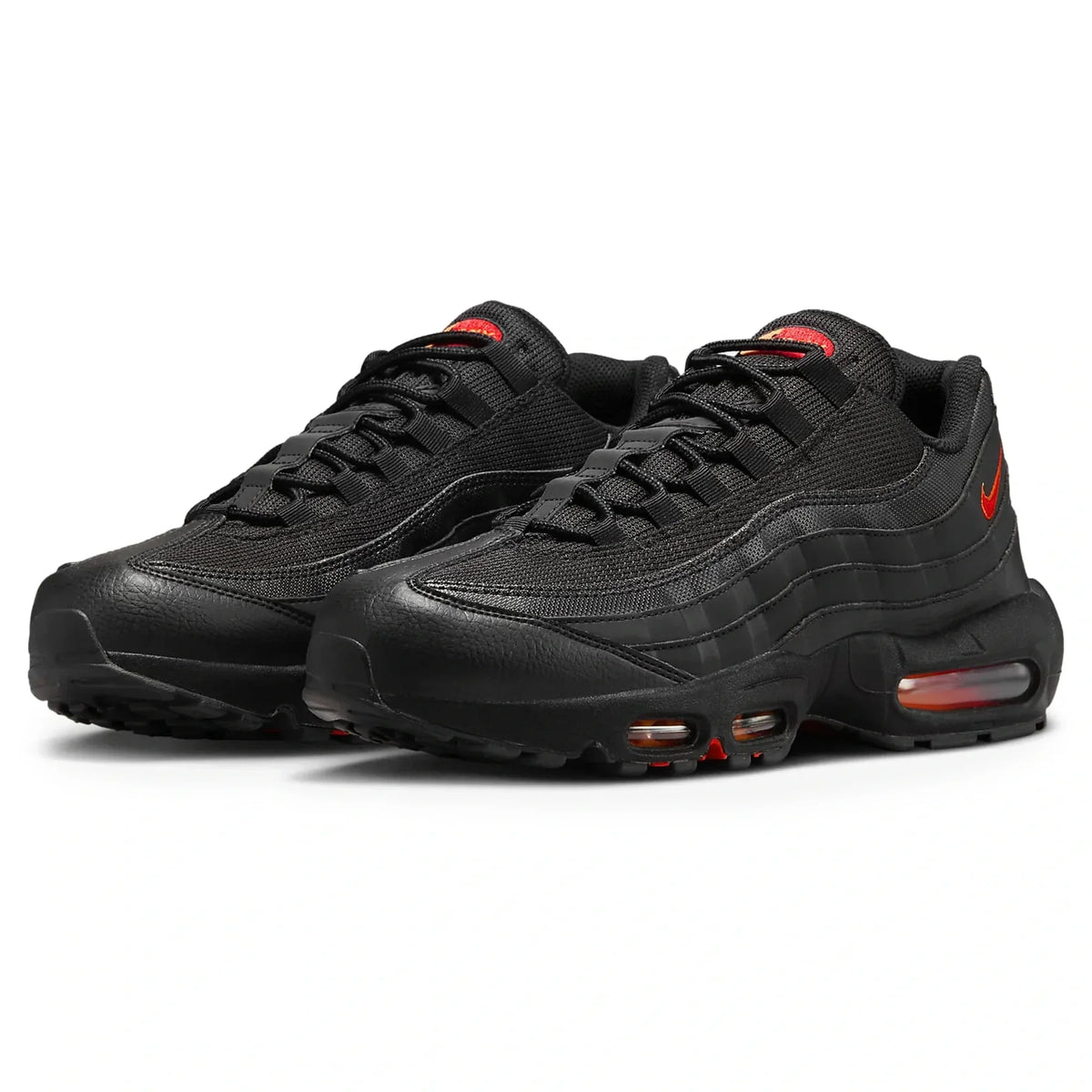 Nike Air Max 95 Black Red Orange Sneakers