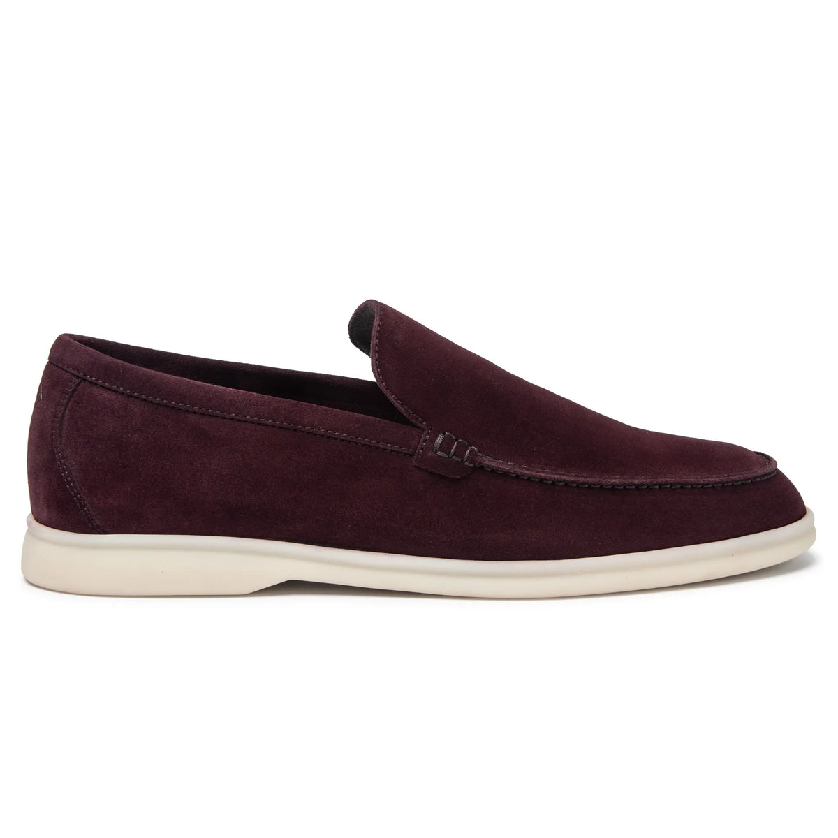 Loro Piana Summer Walk Suede Dark Roast Loafers