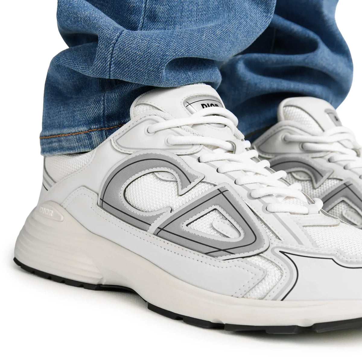 Dior B30 Countdown Mesh White Trainer