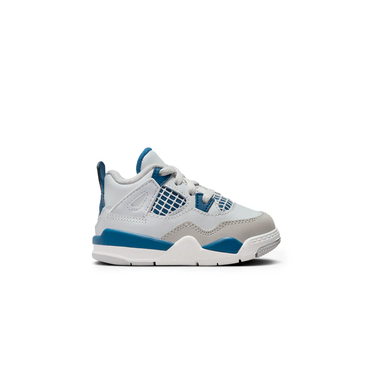 Air Jordan 4 Retro Military Blue (TD) Sneakers - White