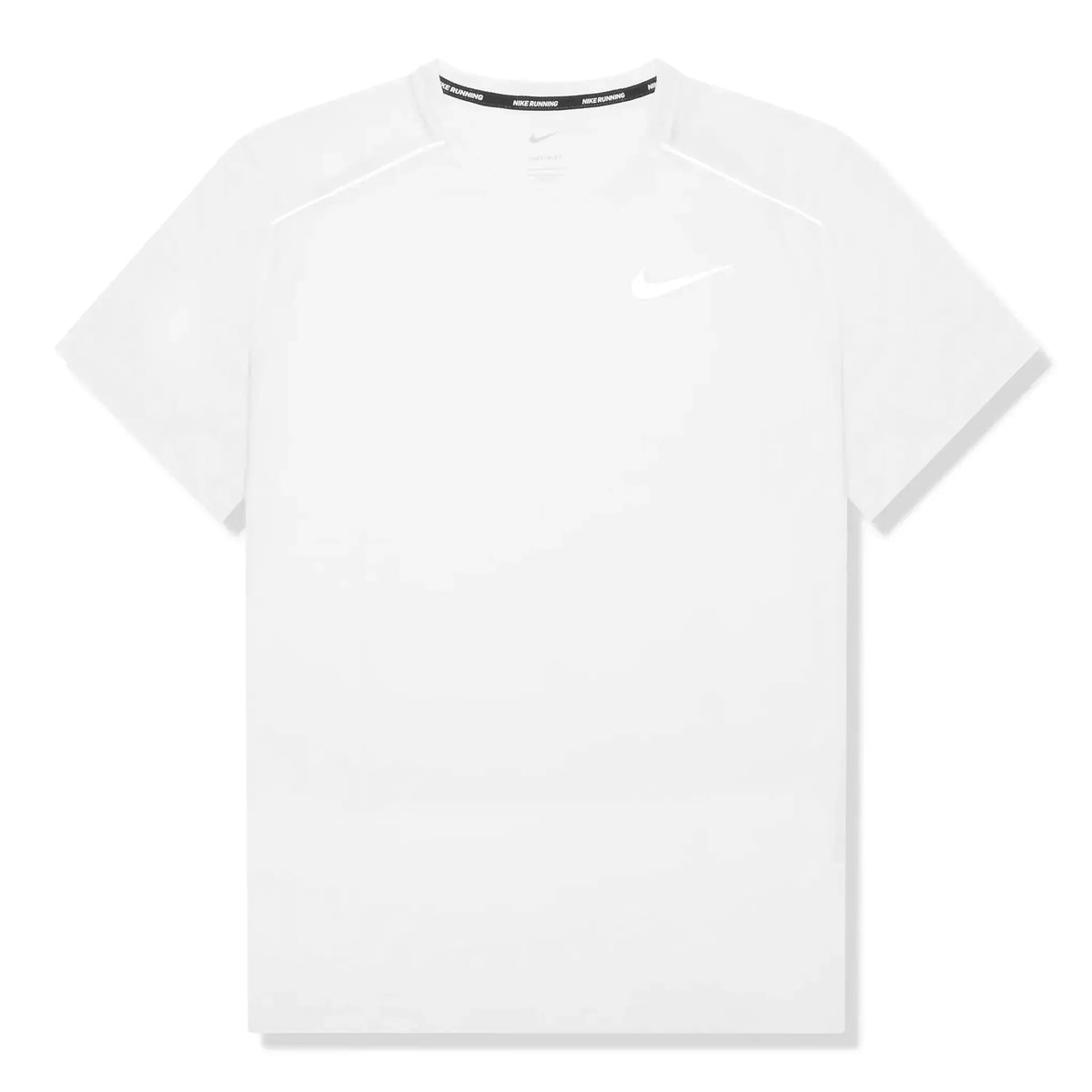Nike Dri-FIT 1.0 White Miler Running T-Shirt