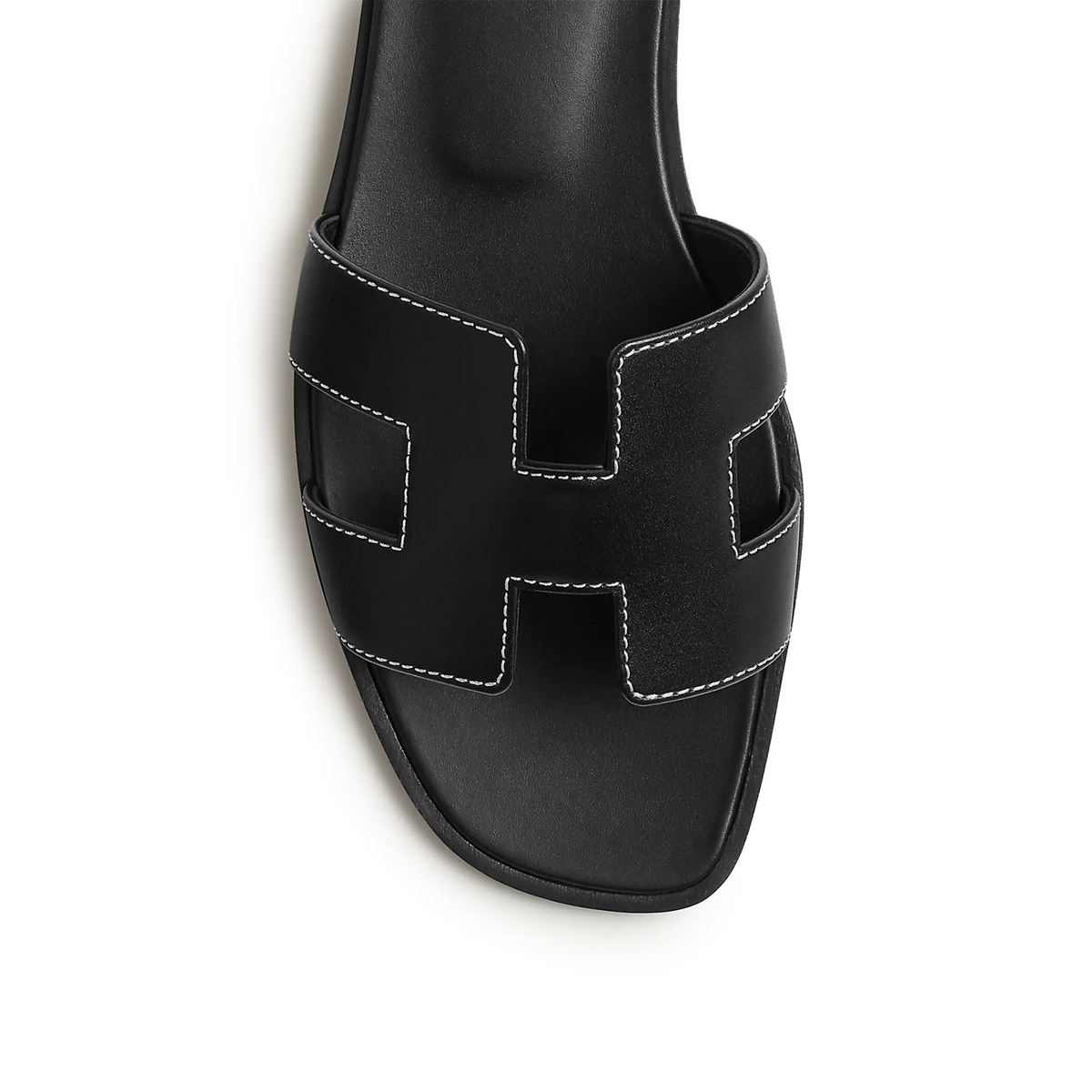 Hermes Paris Hermès Paris Oran Black Sandal