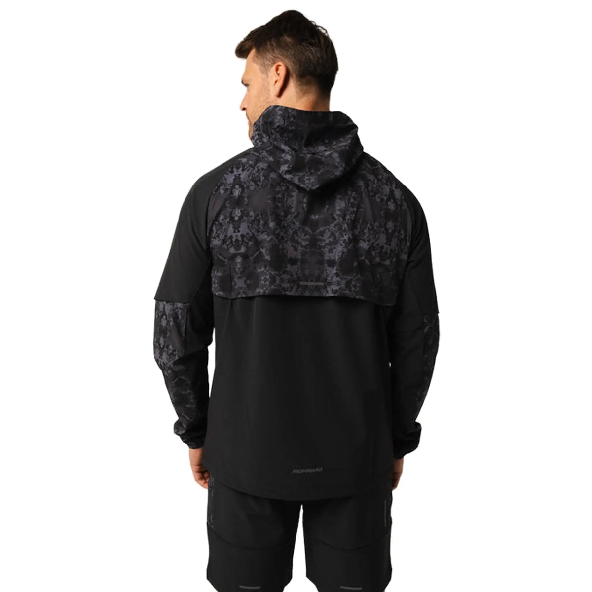 Reprimo Shibori Black Windbreaker