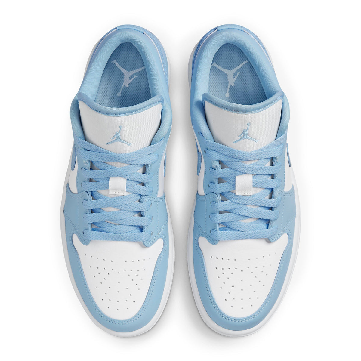 Air Jordan 1 Low Aluminum - Women's Sneakers - Blue