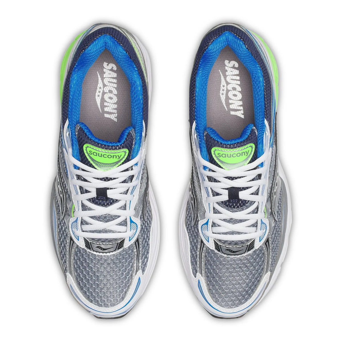 Saucony Progrid Omni 9 Grey Slime Sneakers
