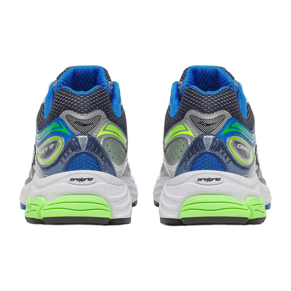 Saucony Progrid Omni 9 Grey Slime Sneakers